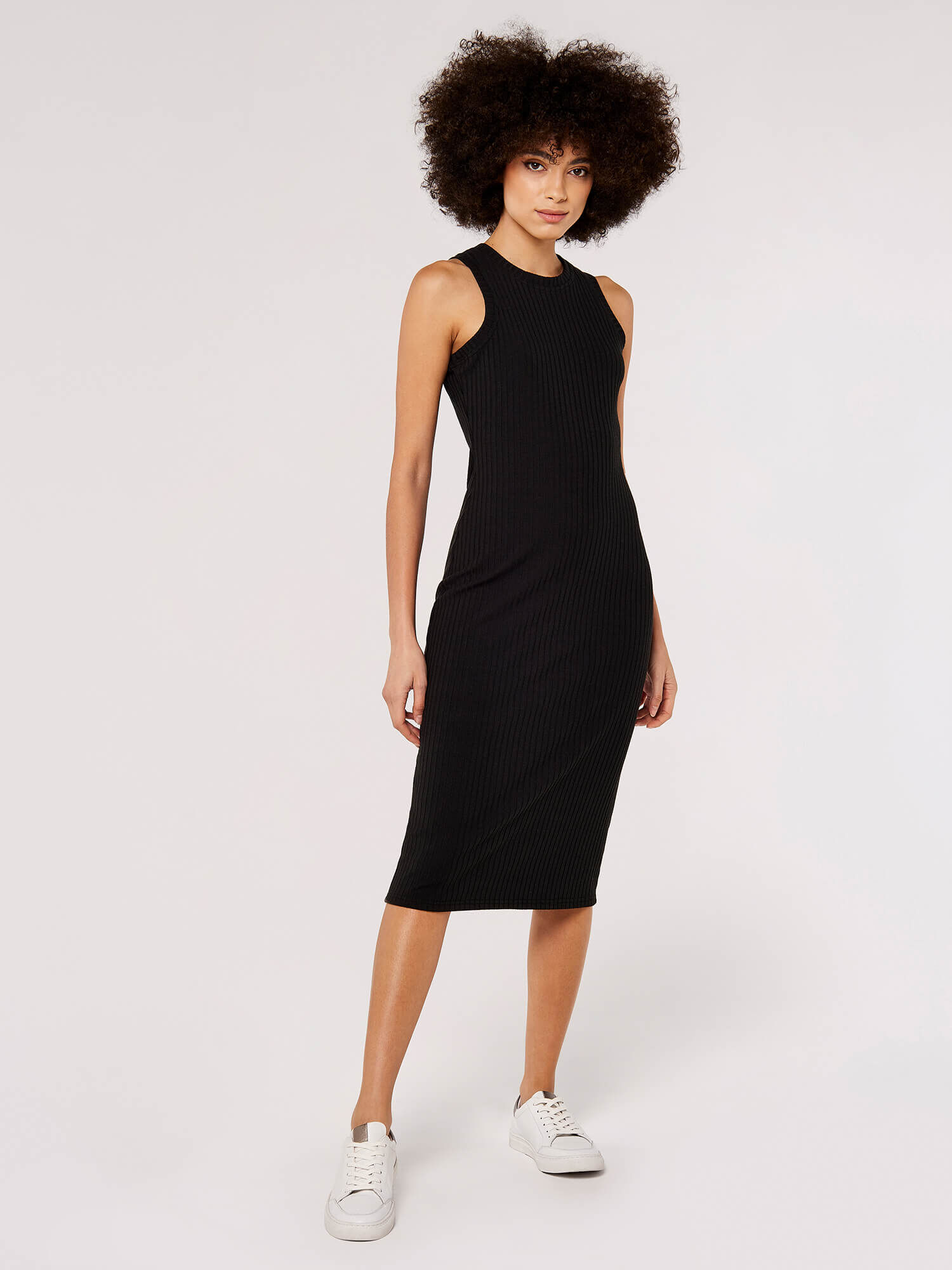 Veronica Ribbed Midi Dress - Black | Fashion Nova, Dresses | Fashion Nova