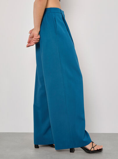 Soft Tailored Wide Leg Trousers
