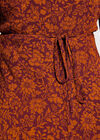Floral Wrap Maxi Dress, Rust, large