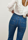 Lucia Retro High-Rise Flare Jeans, Sky Blue, large