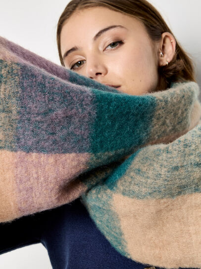 Colourblock Square Scarf