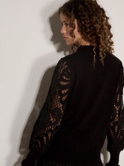 Lace Mesh Jumper