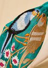 Turquoise Birds Headband, Blue, large
