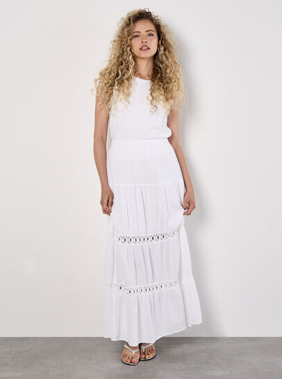 Double Layered Textured Cotton Top
