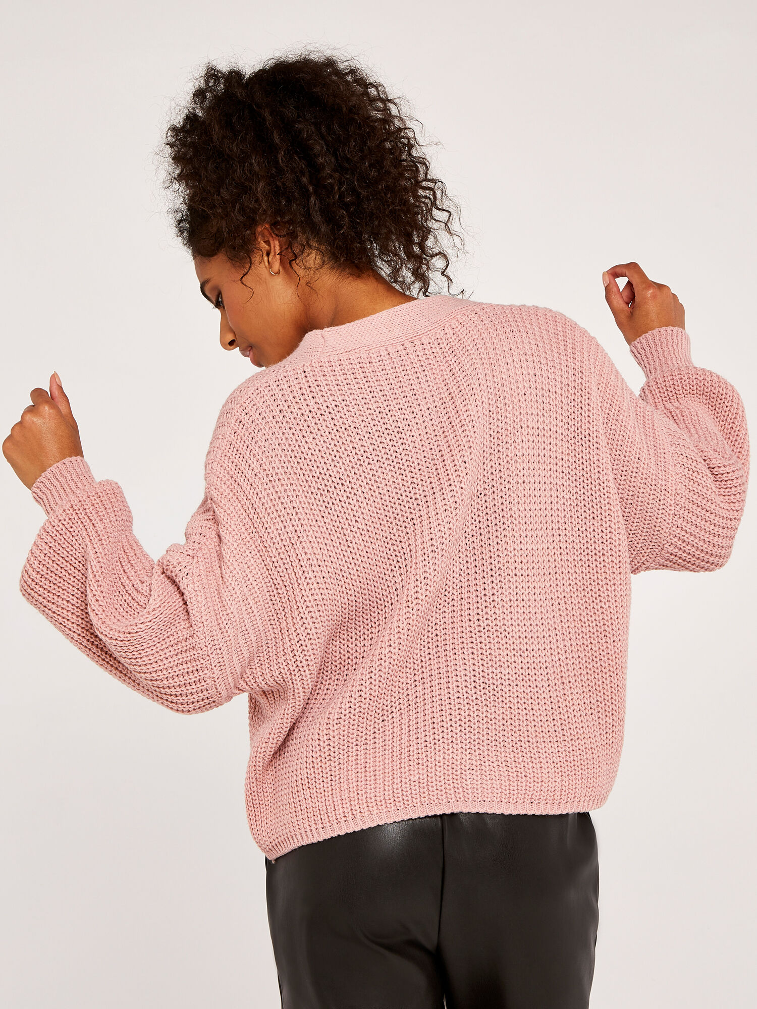 Cropped chunky sweater new arrivals
