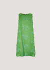 Floral Embroidered Shift Mini Dress, Green, large