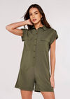 Utility Casa Playsuit, Khaki, large