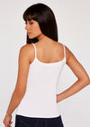 Jersey Cami Top, Cream, large