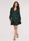 Floral Tiered Dress, Green, large