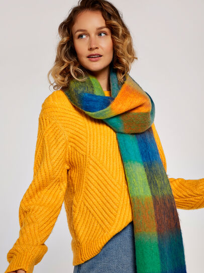Colourblock Square Scarf