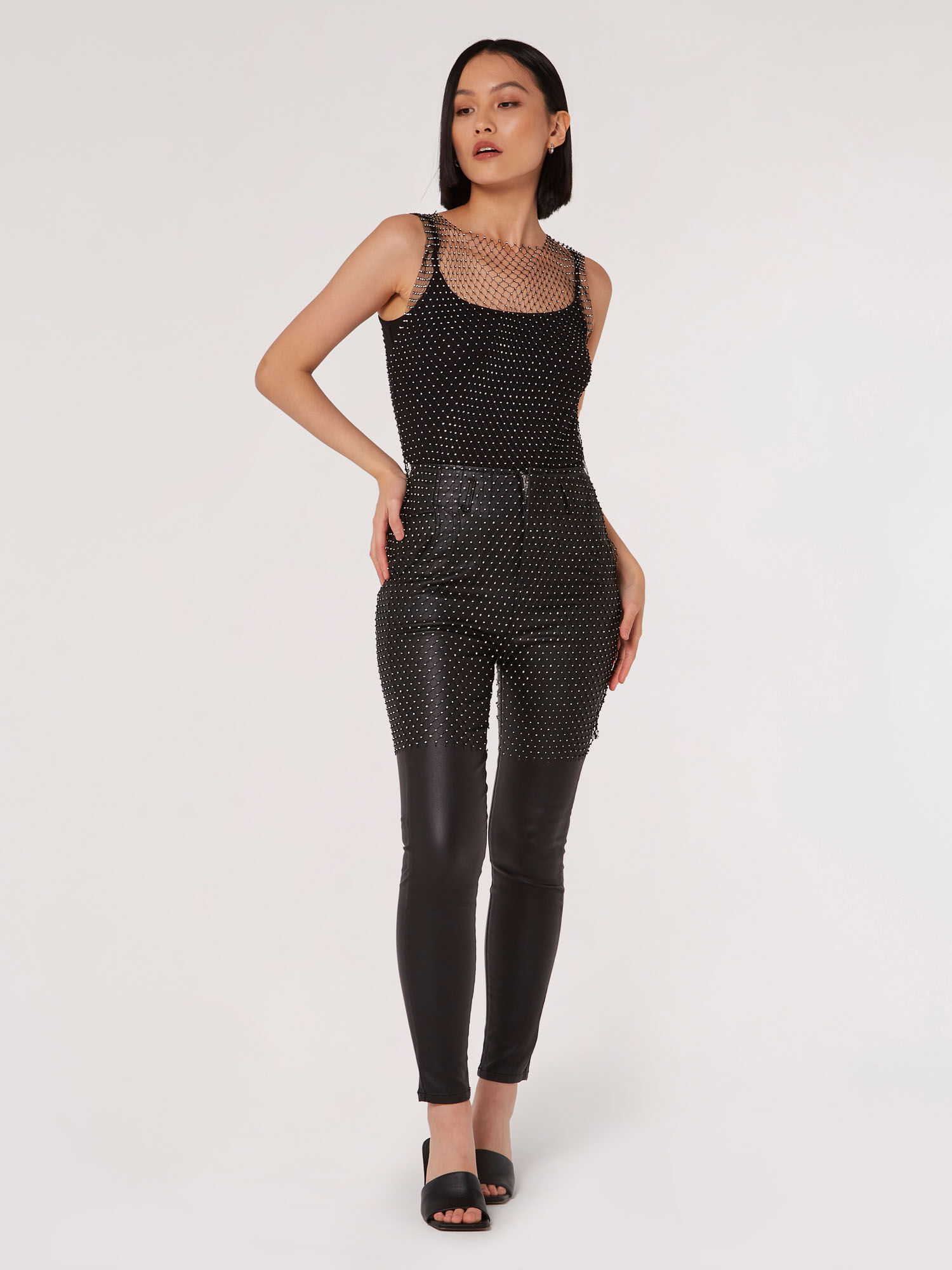 A beautiful mesh sales mini dress