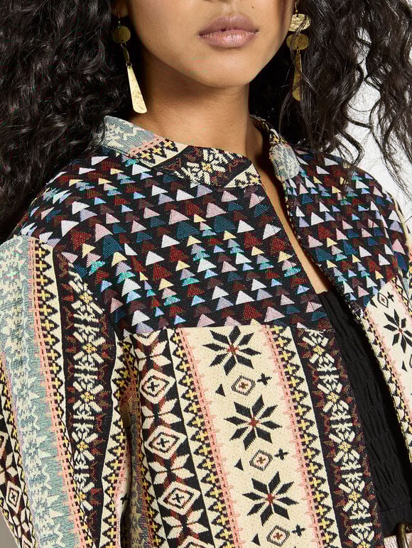 Boho Tapestry Jacket, Assorted, large