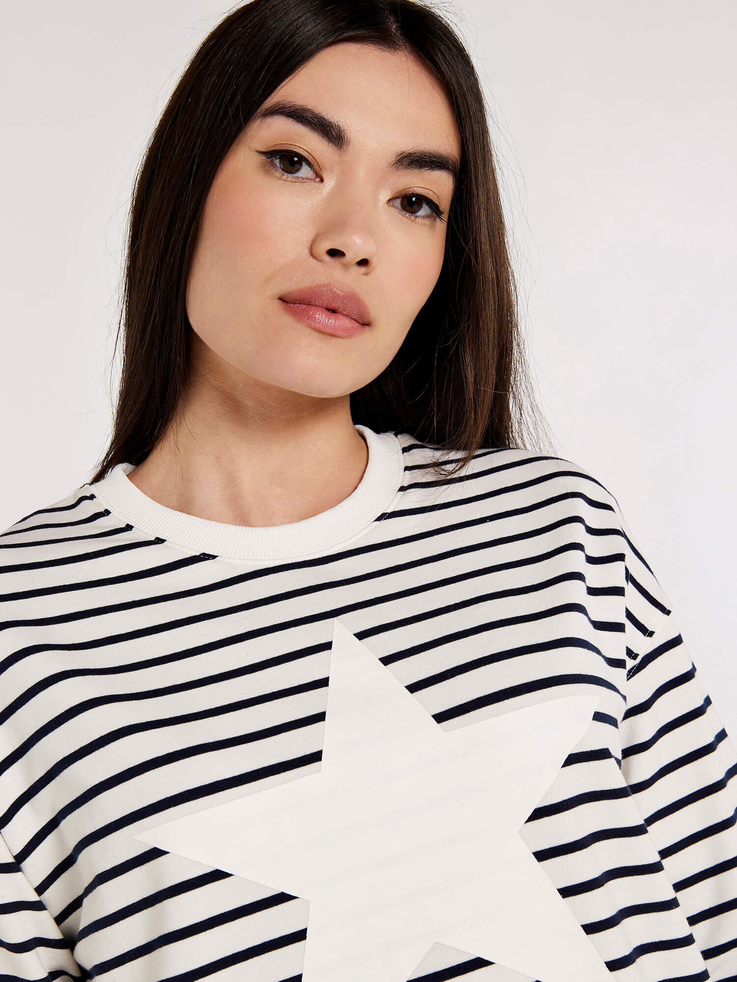 Stripe sweatshirt store