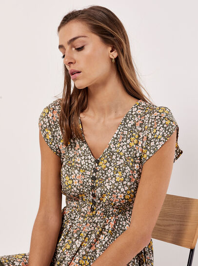 Ditsy Floral Maxi Dress