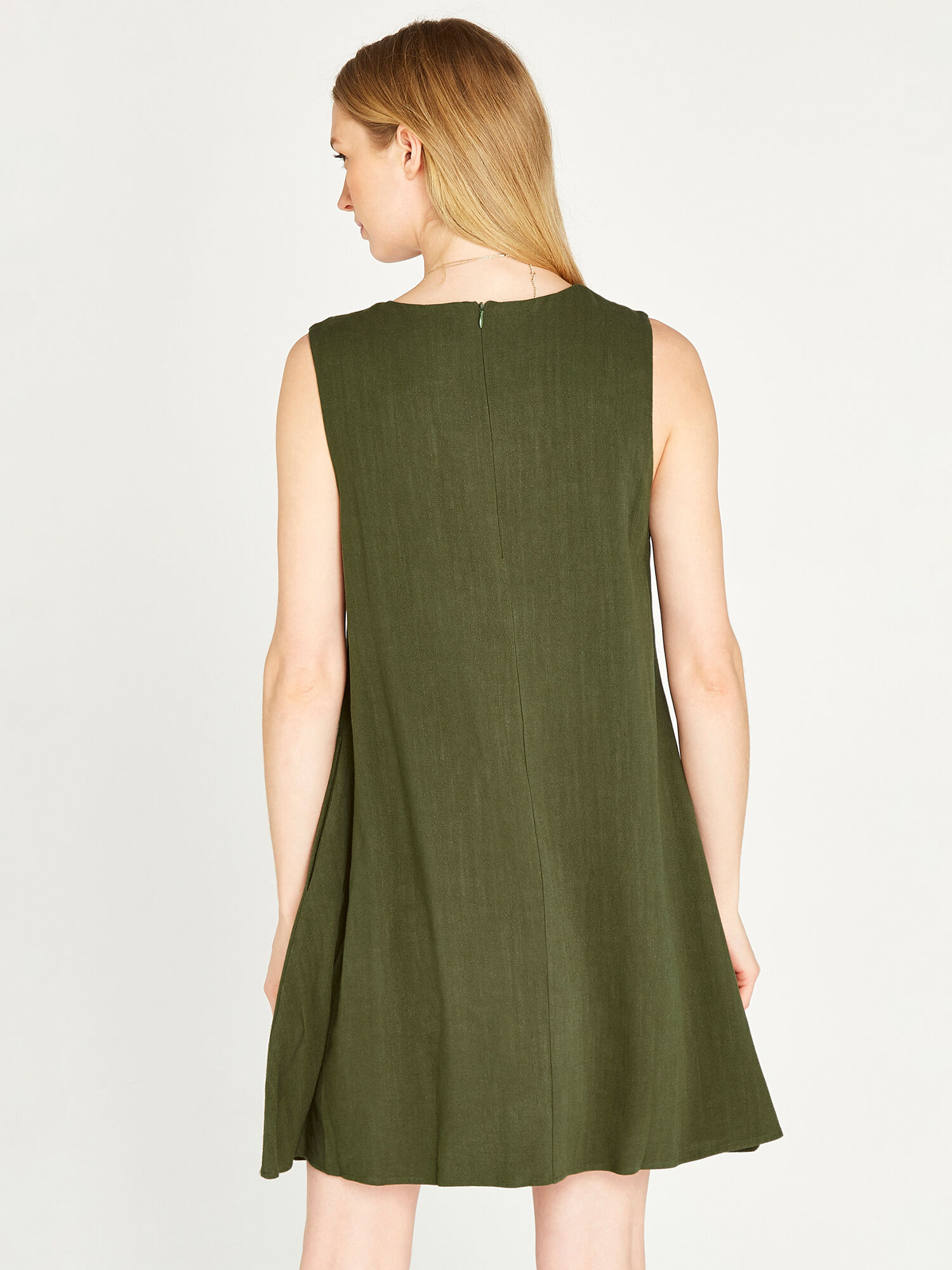 Linen dress a line online