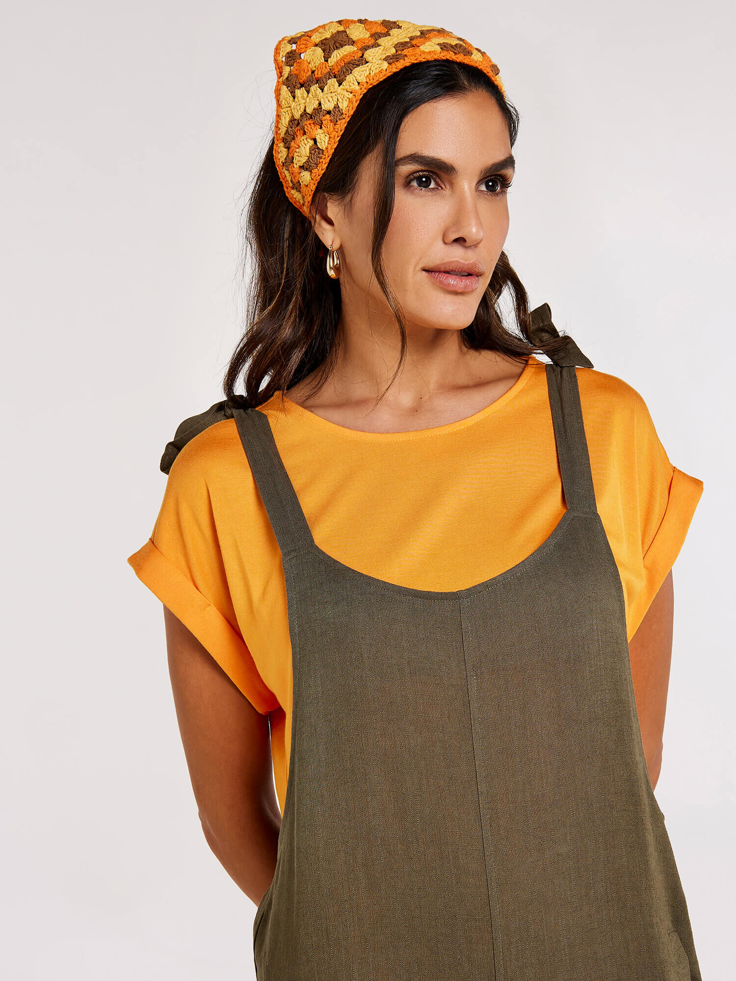 Shoulder tie jumpsuit hot sale