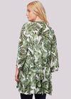 Tropical Leaf Kimono, Cream, large