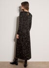 Jersey Knit Leopard Print Maxi Dress, Khaki, large
