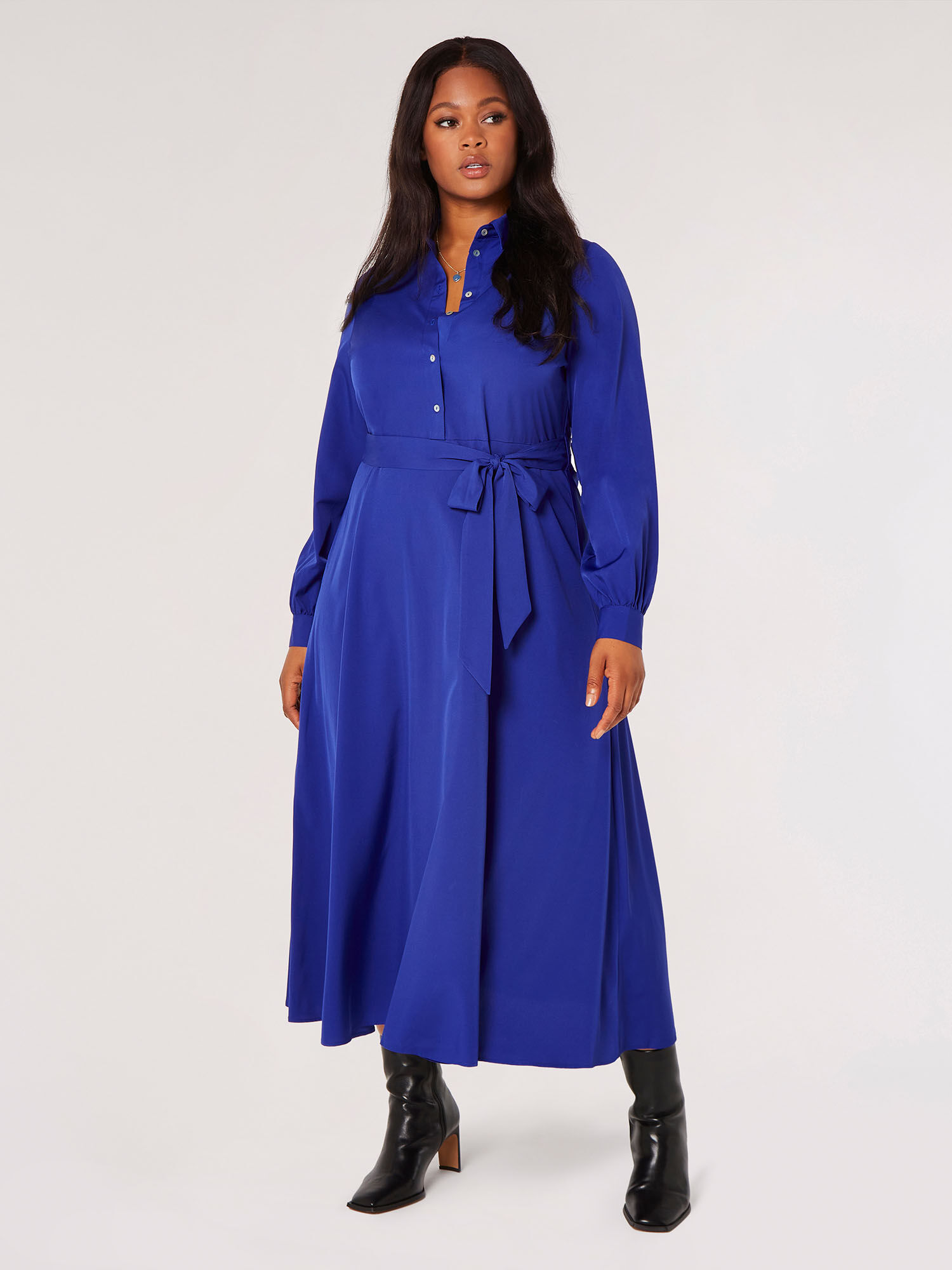 Long sleeve shirt midi dress new arrivals