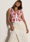 Crochet Tiered Maxi Skirt
, Cream, large