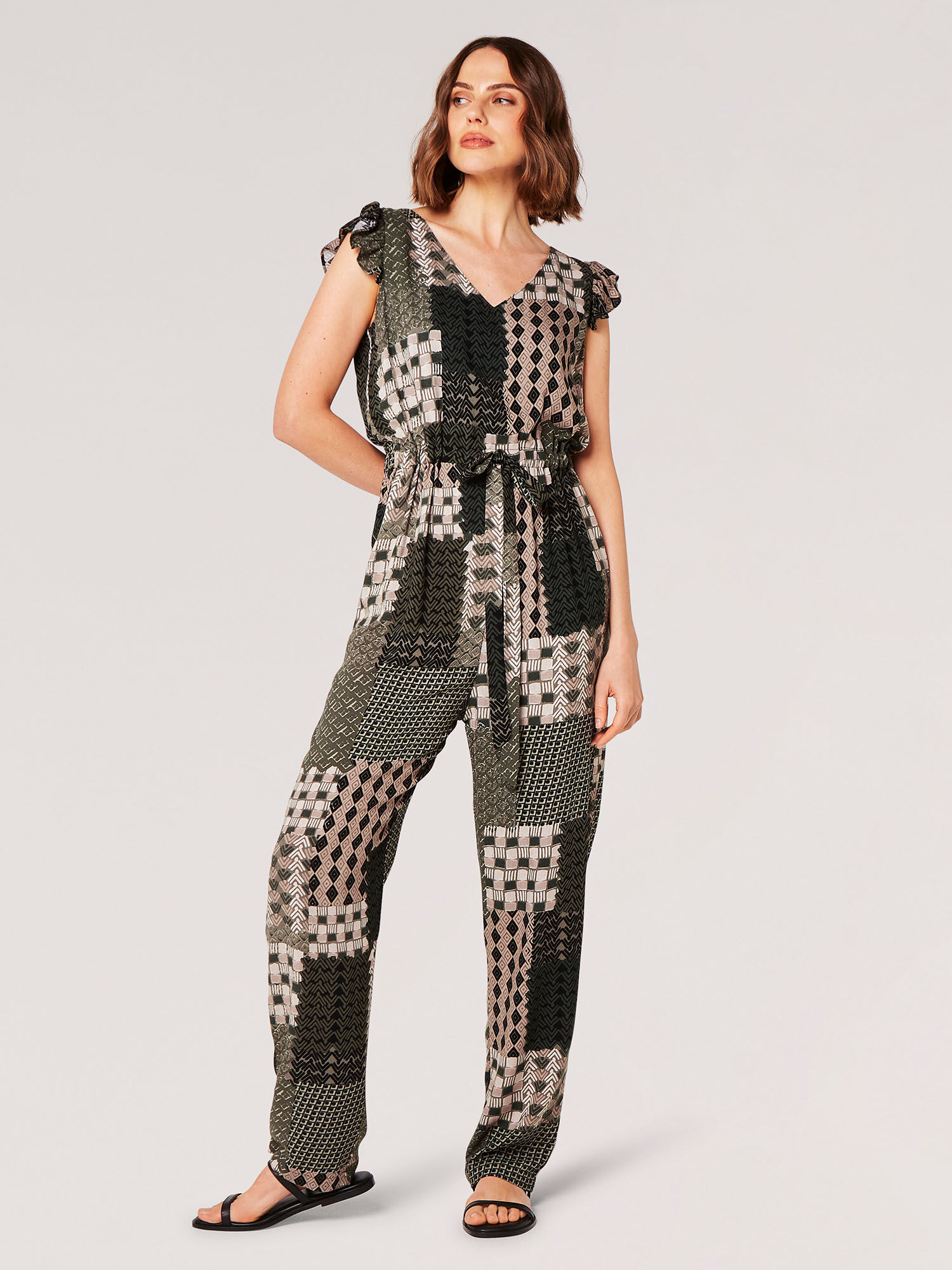 Drawstring jumpsuit outlet