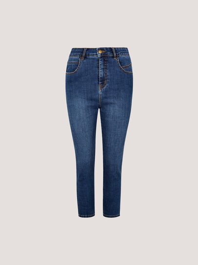 Sara Skinny Fit Capri Jeans