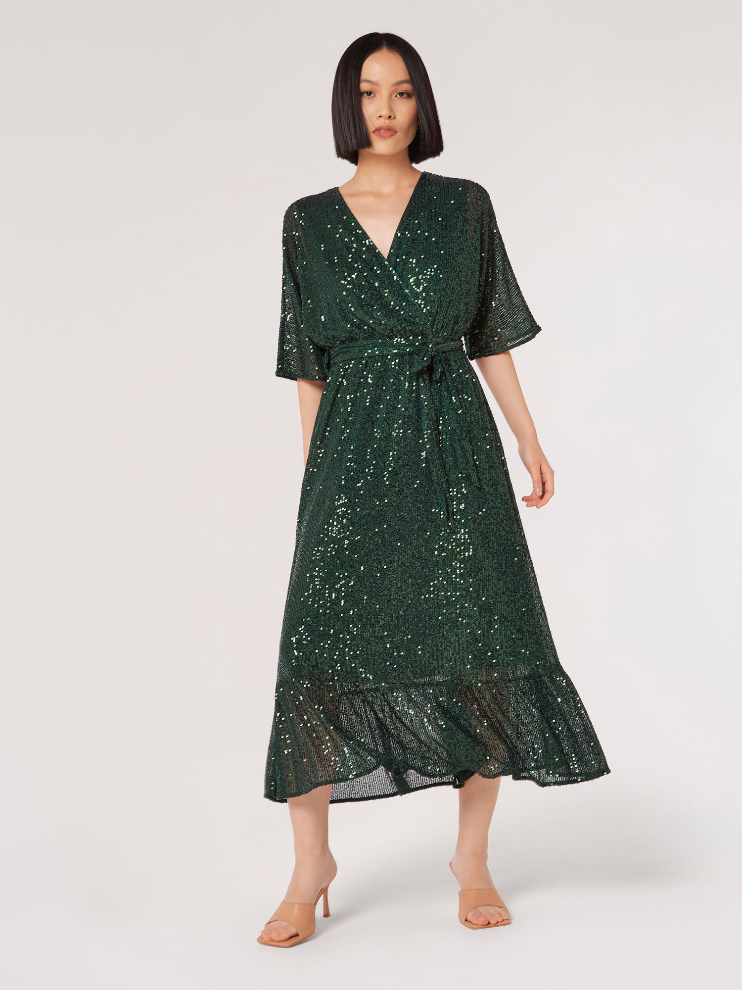Kimono midi dress uk deals
