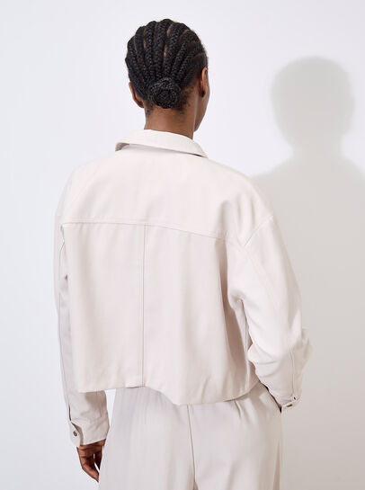 Soft Tailored Cropped Jacket