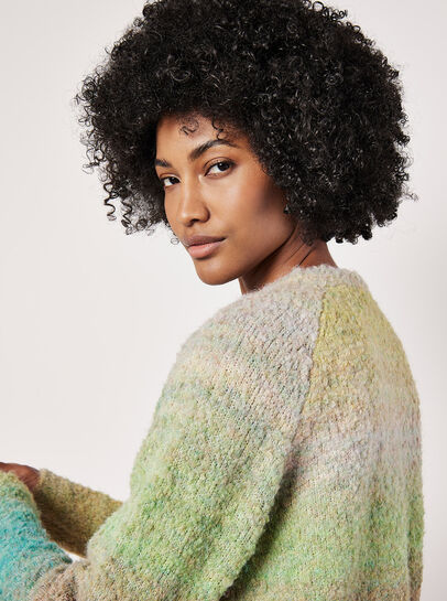 Boucle Knit Multicolour Jumper