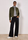 Cotton Cargo Jacket, Khaki, large