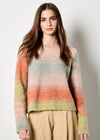 Ombre Space Dye Boucle Jumper, Pink, large