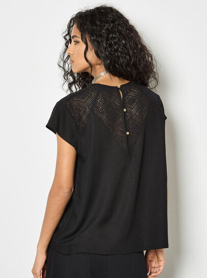 Crochet Insert T-Shirt