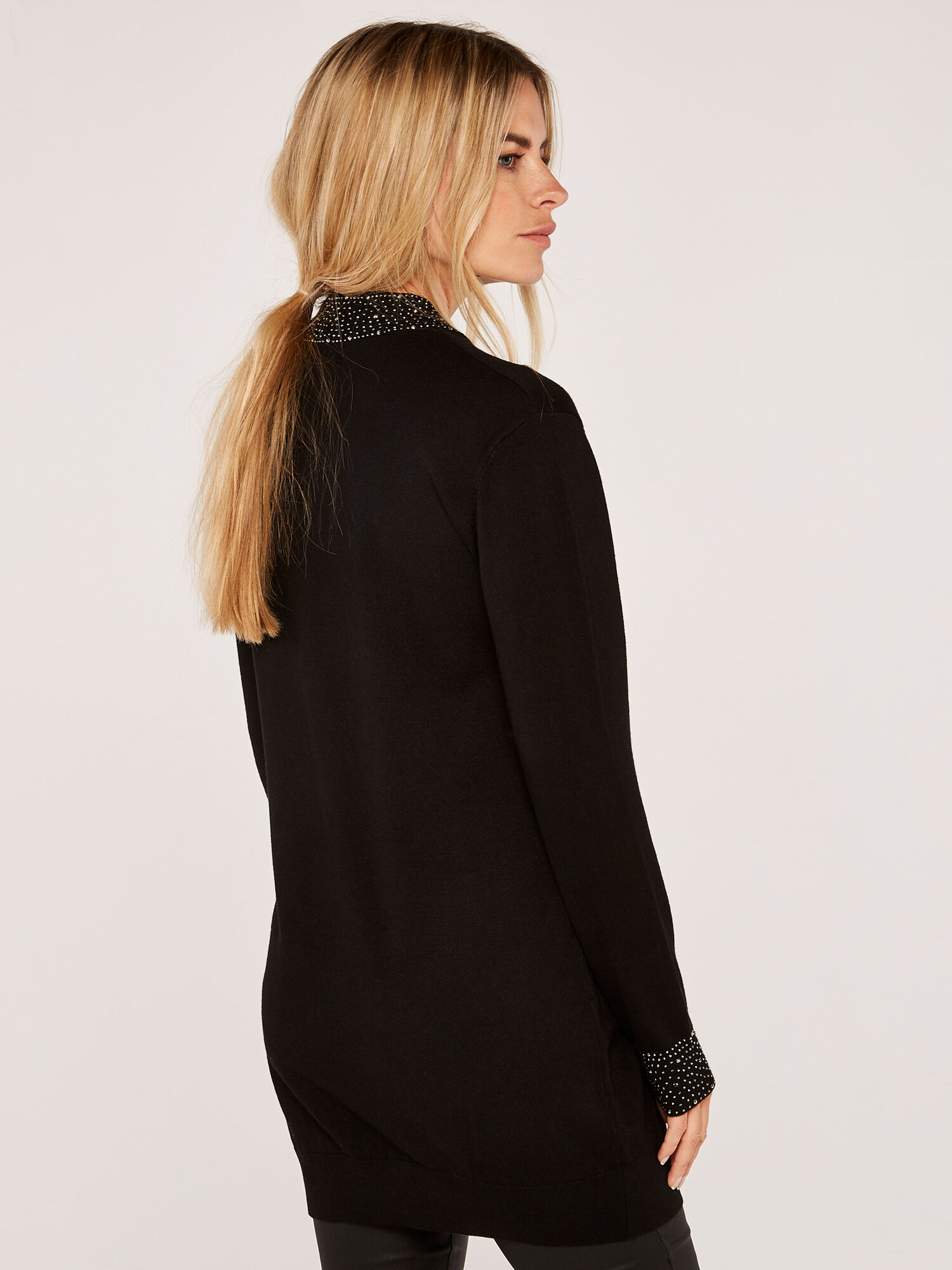 Wallis black studded jumper hot sale