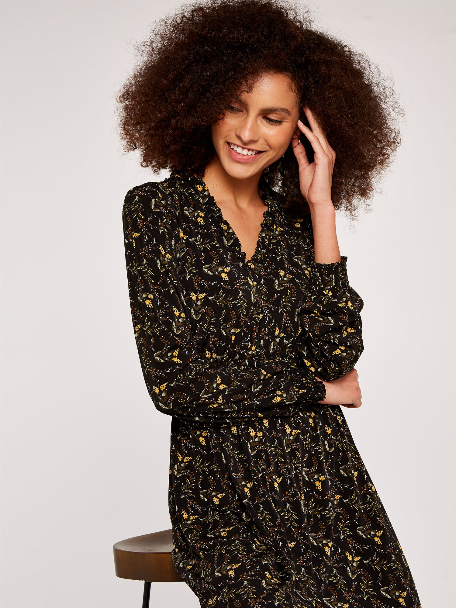 Loft yellow floral dress online