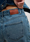 Lune Denim Bermuda Shorts, Blue, large