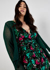 Butterfly Wings Jersey Maxi Dress, Navy, large