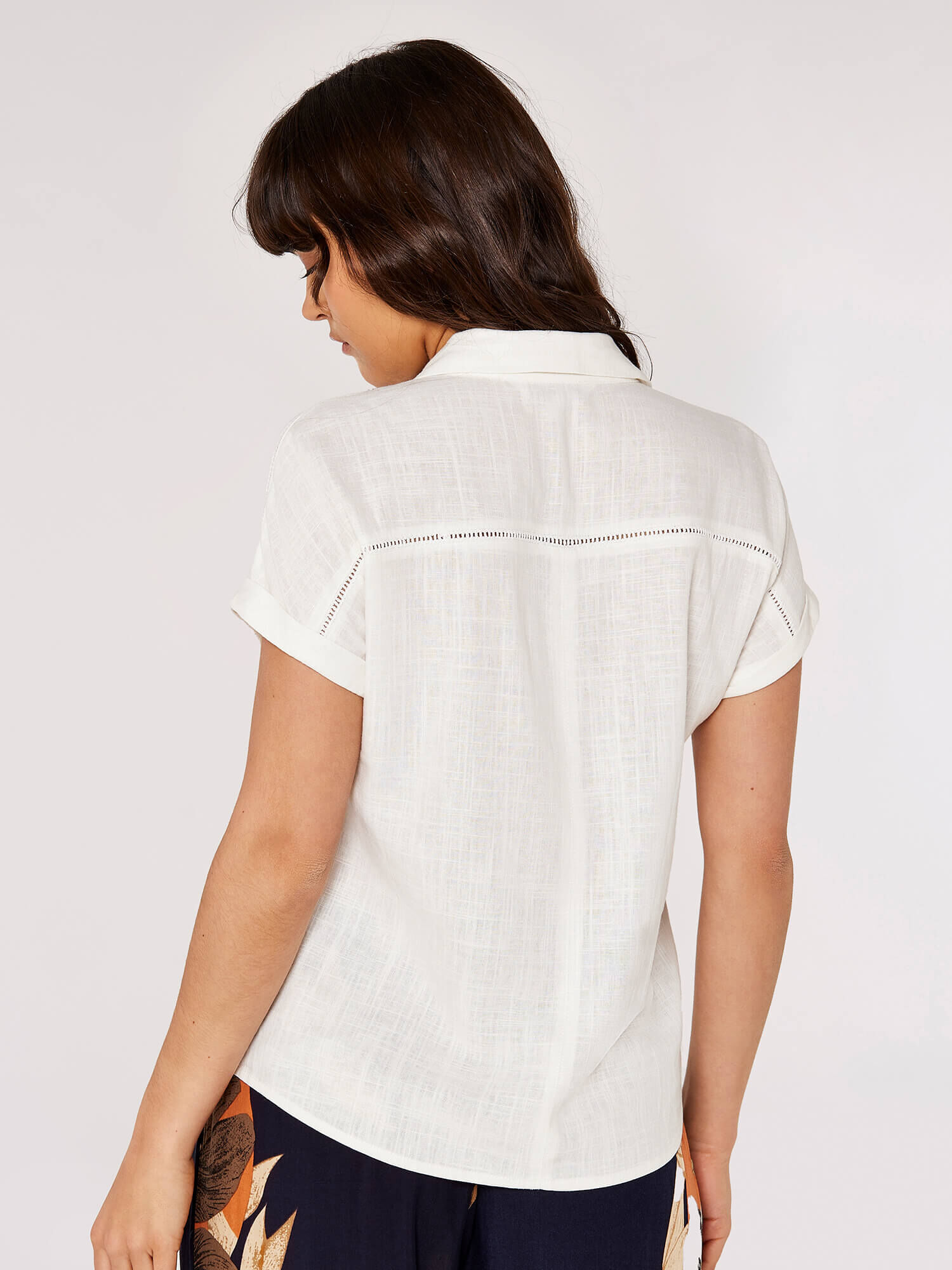 Linen Button Top | Apricot Clothing