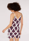 Granny Crochet Mini Dress, Cream, large