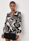 Geo Squares Shirt, Stone, large