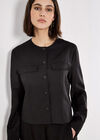 Tailored Lightweight Jacket, Black, large