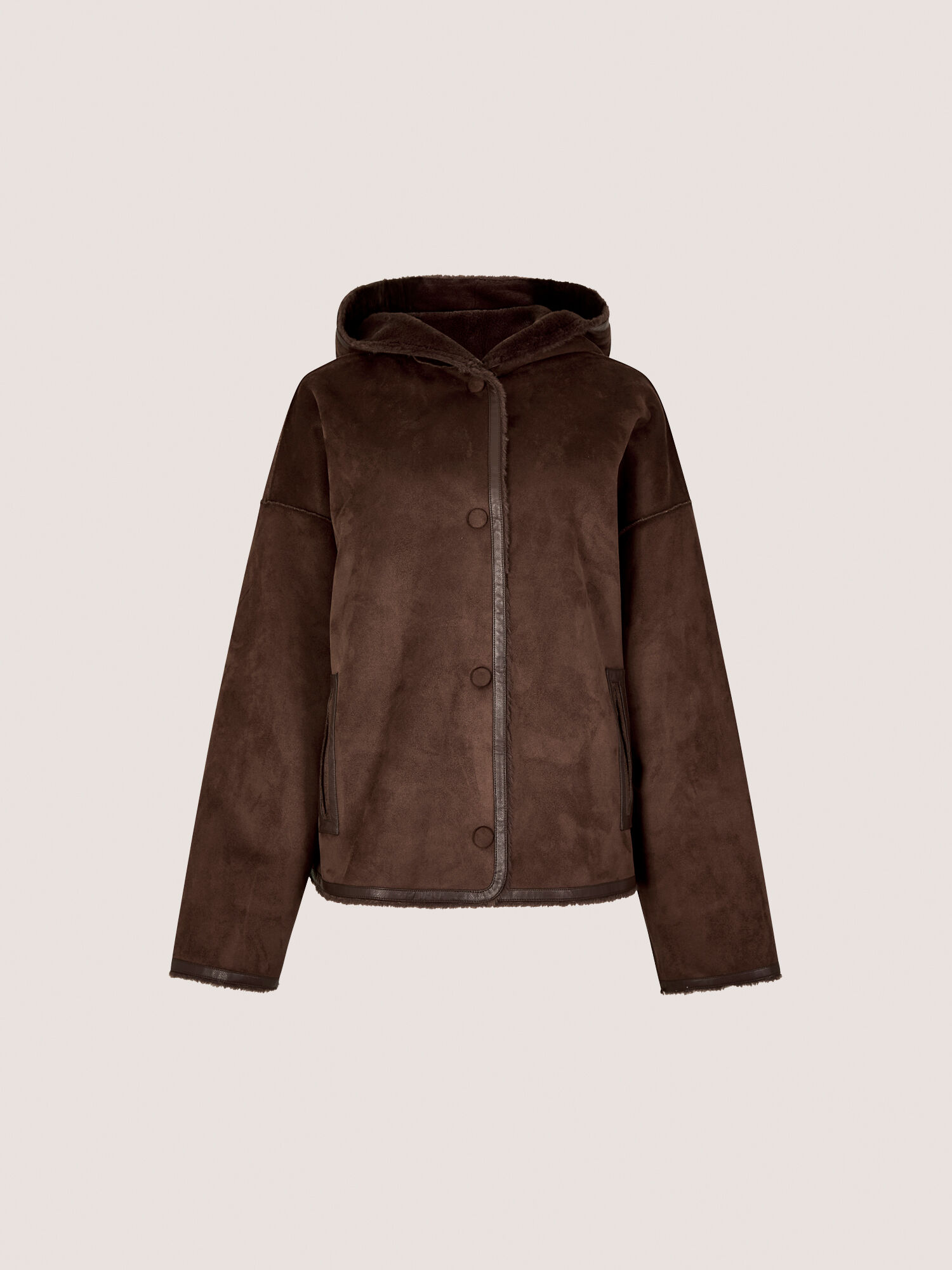ジャケット・アウター XUDOG RICH REVERSIBLE FAUX FUR JACKET Reversible Faux Fur Suede Jacket | Apricot Clothing