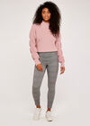 Heavy Check Sporty Band Legging, Pink, large