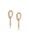 Organic Drop Link Earrings, Assorted, large
