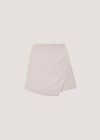 Tailored Woven Mini Skort, Stone, large