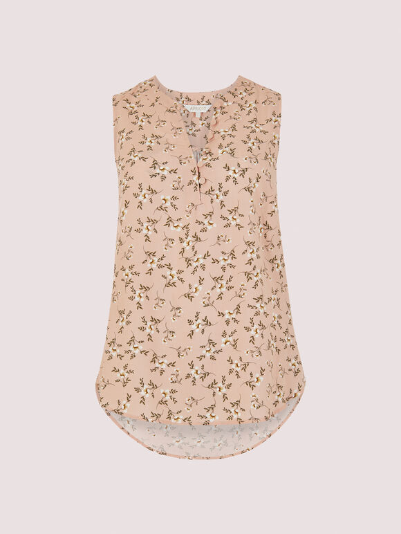 Orchid Open Neck Top, Pink, large