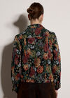 Floral Tapestry Jacket, Black, large