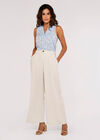 Orchid Open Neck Top, Blue, large