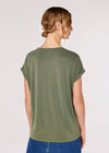 Turn Up Tee, Khaki, large