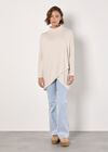 Soft Touch Wrap Tunic Top, Stone, large