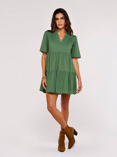 Broderie Anglaise Mini Dress